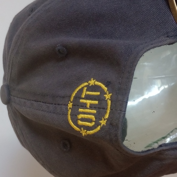 Michigan Wolverines Hat Cap Strap Back Adjustable Lithotype Logo Mens Sports - Picture 5 of 10